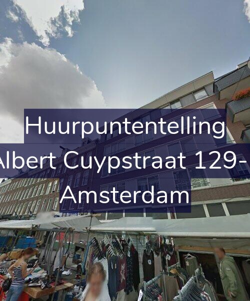 Foto gevel Huurpuntentelling voor Albert Cuypstraat 129-2, Amsterdam