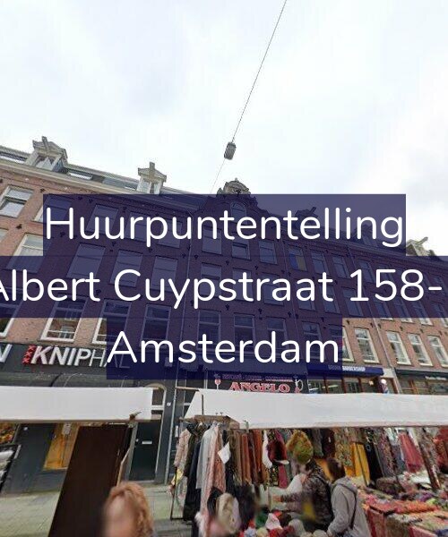 Foto gevel Huurpuntentelling voor Albert Cuypstraat 158-E, Amsterdam