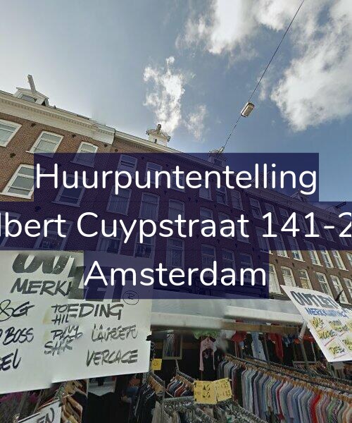 Foto gevel Huurpuntentelling voor Albert Cuypstraat 141-2A, Amsterdam