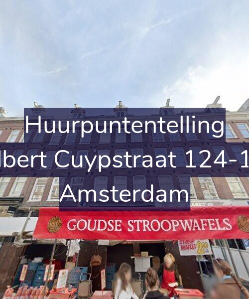 Foto gevel Huurpuntentelling voor Albert Cuypstraat 124-1A, Amsterdam