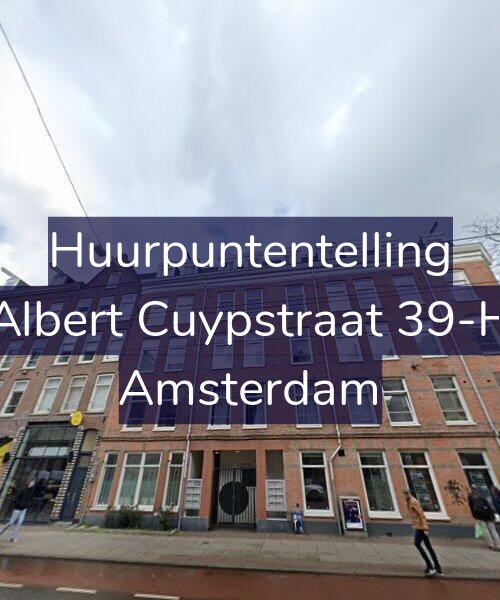 Foto gevel Huurpuntentelling voor Albert Cuypstraat 39-H, Amsterdam