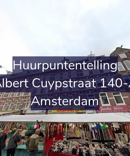 Foto gevel Huurpuntentelling voor Albert Cuypstraat 140-A, Amsterdam