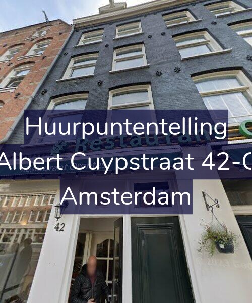 Foto gevel Huurpuntentelling voor Albert Cuypstraat 42-C, Amsterdam