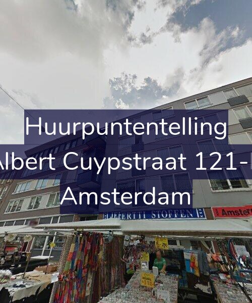 Foto gevel Huurpuntentelling voor Albert Cuypstraat 121-B, Amsterdam