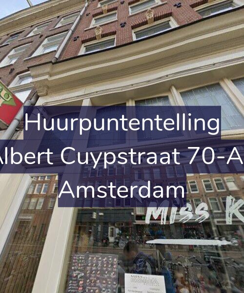Foto gevel Huurpuntentelling voor Albert Cuypstraat 70-A1, Amsterdam