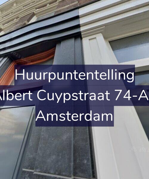 Foto gevel Huurpuntentelling voor Albert Cuypstraat 74-A2, Amsterdam