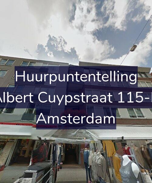 Foto gevel Huurpuntentelling voor Albert Cuypstraat 115-B, Amsterdam