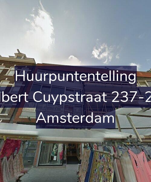Foto gevel Huurpuntentelling voor Albert Cuypstraat 237-2V, Amsterdam