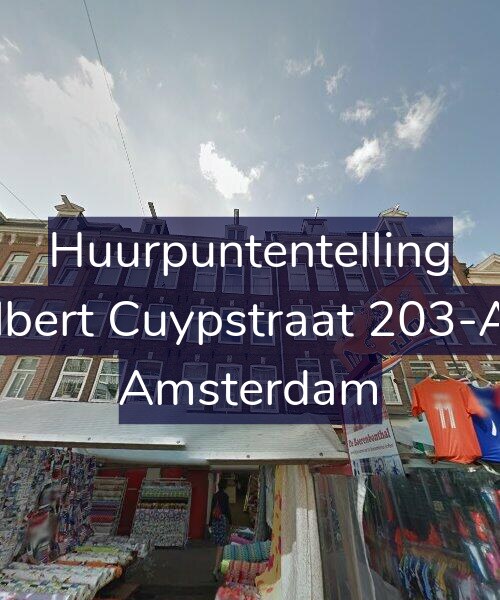 Foto gevel Huurpuntentelling voor Albert Cuypstraat 203-A2, Amsterdam