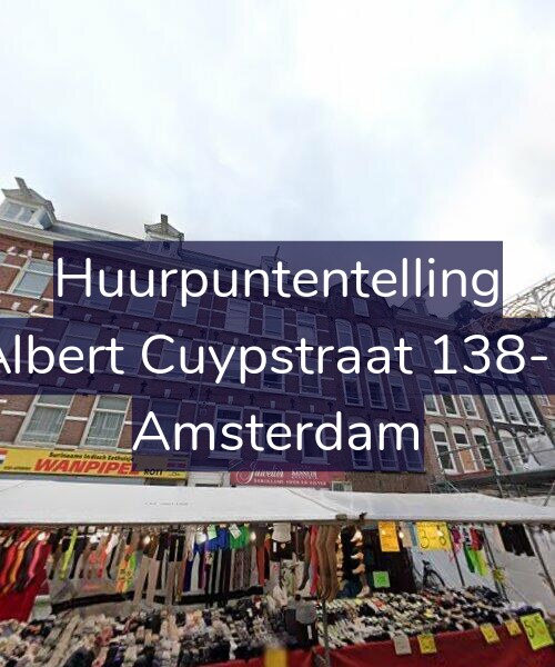 Foto gevel Huurpuntentelling voor Albert Cuypstraat 138-1, Amsterdam