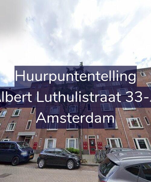 Foto gevel Huurpuntentelling voor Albert Luthulistraat 33-A, Amsterdam