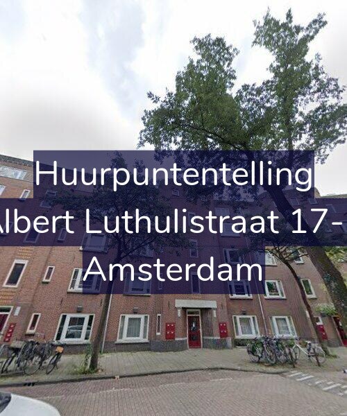 Foto gevel Huurpuntentelling voor Albert Luthulistraat 17-C, Amsterdam