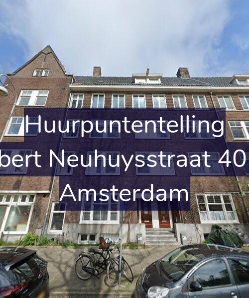 Foto gevel Huurpuntentelling voor Albert Neuhuysstraat 40-H, Amsterdam