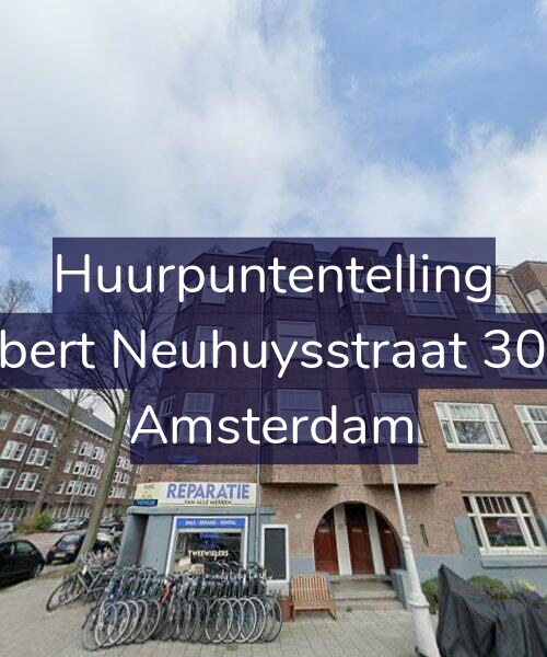 Foto gevel Huurpuntentelling voor Albert Neuhuysstraat 30-1, Amsterdam