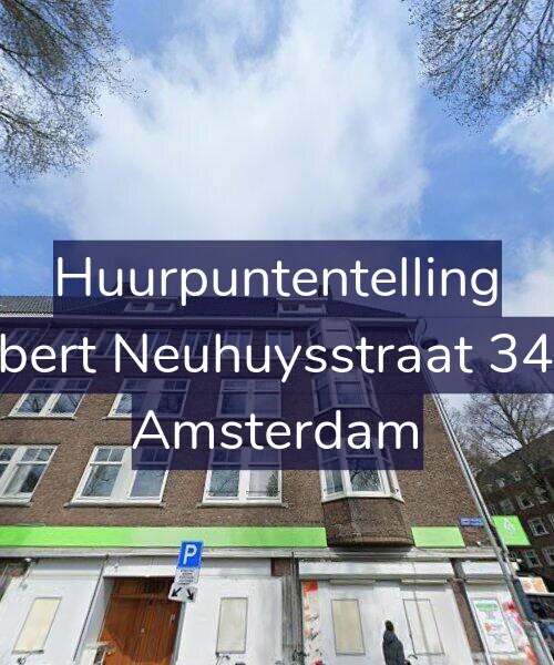 Foto gevel Huurpuntentelling voor Albert Neuhuysstraat 34-3, Amsterdam