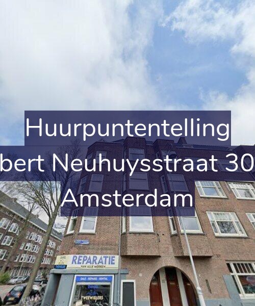Foto gevel Huurpuntentelling voor Albert Neuhuysstraat 30-2, Amsterdam