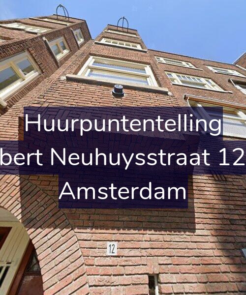 Foto gevel Huurpuntentelling voor Albert Neuhuysstraat 12-2, Amsterdam