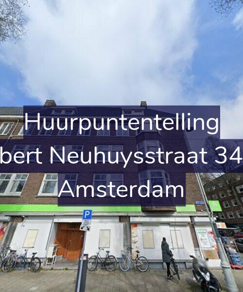 Foto gevel Huurpuntentelling voor Albert Neuhuysstraat 34-1, Amsterdam