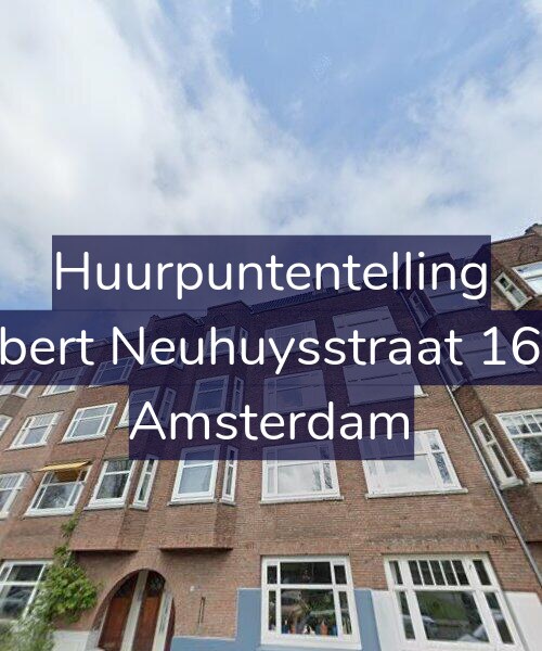 Foto gevel Huurpuntentelling voor Albert Neuhuysstraat 16-2, Amsterdam