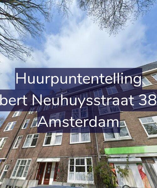 Foto gevel Huurpuntentelling voor Albert Neuhuysstraat 38-2, Amsterdam