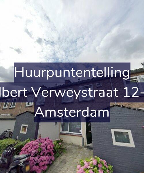 Foto gevel Huurpuntentelling voor Albert Verweystraat 12-H, Amsterdam