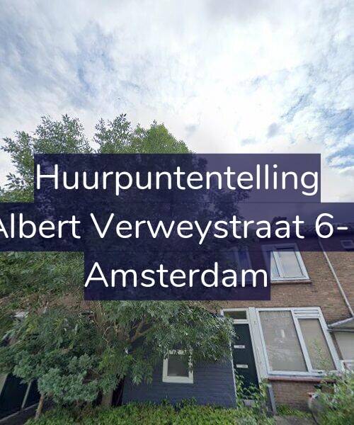 Foto gevel Huurpuntentelling voor Albert Verweystraat 6-1, Amsterdam