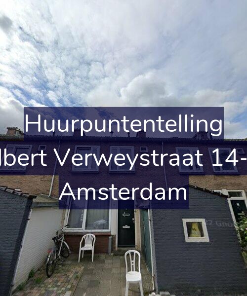 Foto gevel Huurpuntentelling voor Albert Verweystraat 14-H, Amsterdam