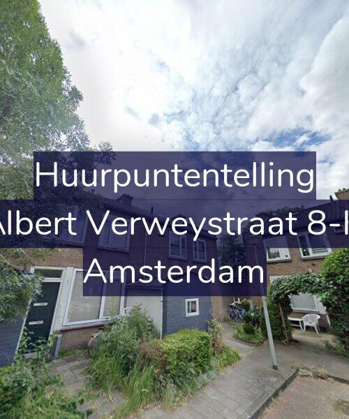 Foto gevel Huurpuntentelling voor Albert Verweystraat 8-H, Amsterdam
