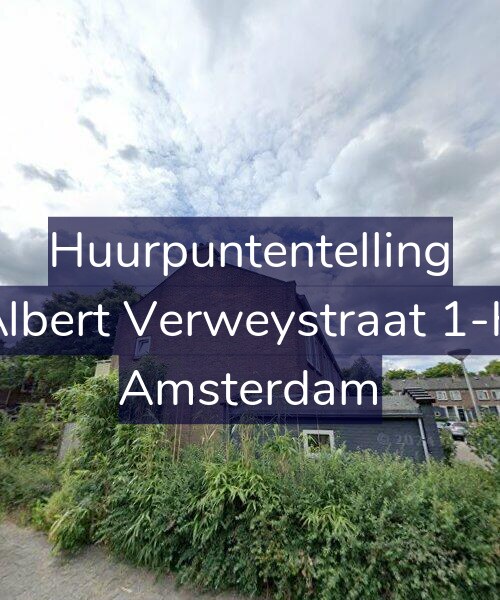 Foto gevel Huurpuntentelling voor Albert Verweystraat 1-H, Amsterdam
