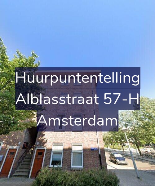 Foto gevel Huurpuntentelling voor Alblasstraat 57-H, Amsterdam