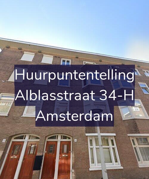 Foto gevel Huurpuntentelling voor Alblasstraat 34-H, Amsterdam