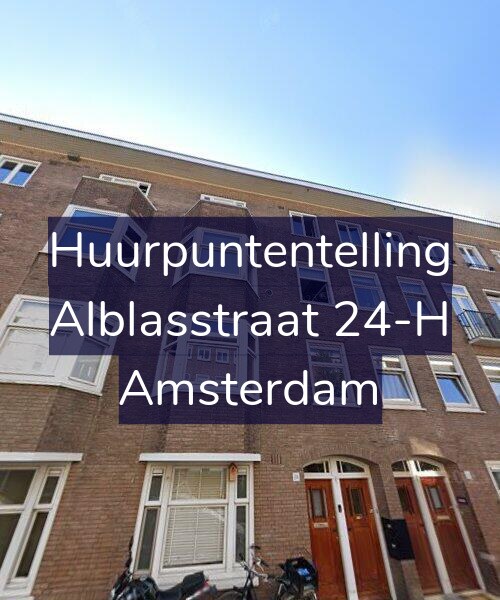 Foto gevel Huurpuntentelling voor Alblasstraat 24-H, Amsterdam