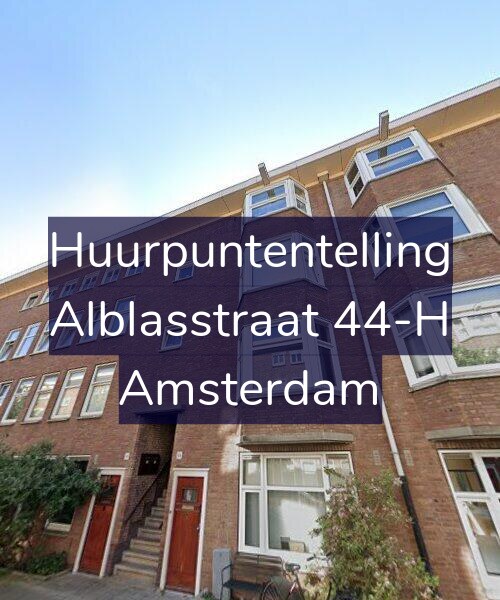 Foto gevel Huurpuntentelling voor Alblasstraat 44-H, Amsterdam