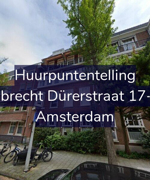 Foto gevel Huurpuntentelling voor Albrecht Dürerstraat 17-H, Amsterdam