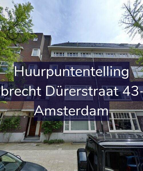 Foto gevel Huurpuntentelling voor Albrecht Dürerstraat 43-H, Amsterdam