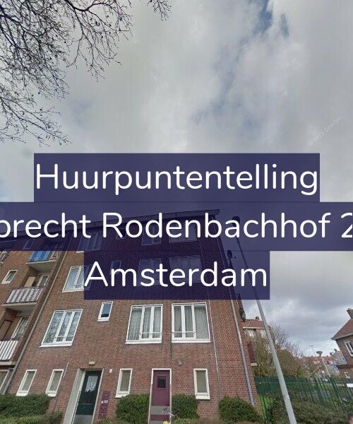 Foto gevel Huurpuntentelling voor Albrecht Rodenbachhof 2-2, Amsterdam