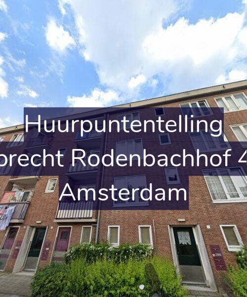 Foto gevel Huurpuntentelling voor Albrecht Rodenbachhof 4-1, Amsterdam