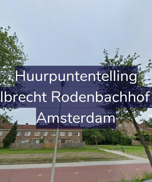 Foto gevel Huurpuntentelling voor Albrecht Rodenbachhof 1, Amsterdam