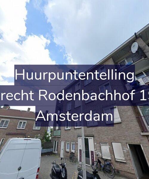 Foto gevel Huurpuntentelling voor Albrecht Rodenbachhof 19-1, Amsterdam