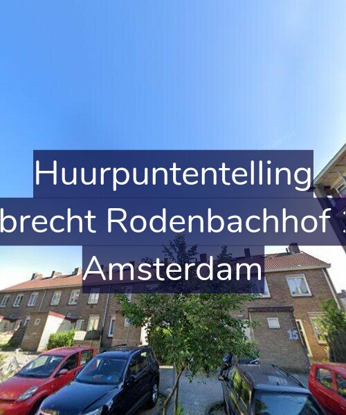 Foto gevel Huurpuntentelling voor Albrecht Rodenbachhof 11, Amsterdam