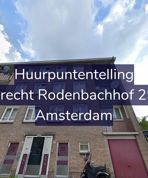 Foto gevel Huurpuntentelling voor Albrecht Rodenbachhof 29-1, Amsterdam
