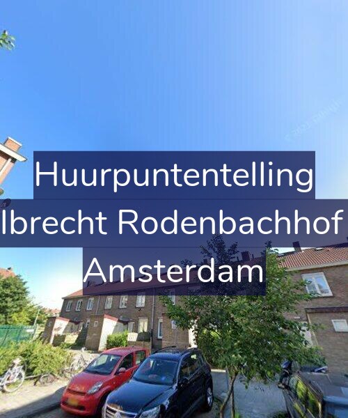 Foto gevel Huurpuntentelling voor Albrecht Rodenbachhof 9, Amsterdam