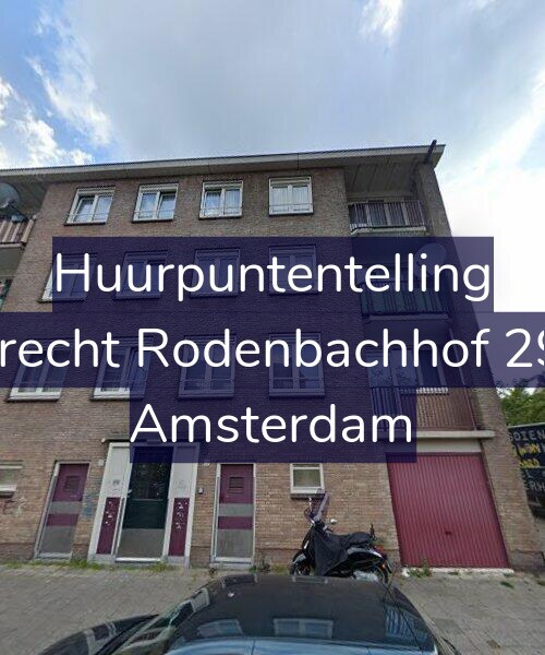 Foto gevel Huurpuntentelling voor Albrecht Rodenbachhof 29-H, Amsterdam