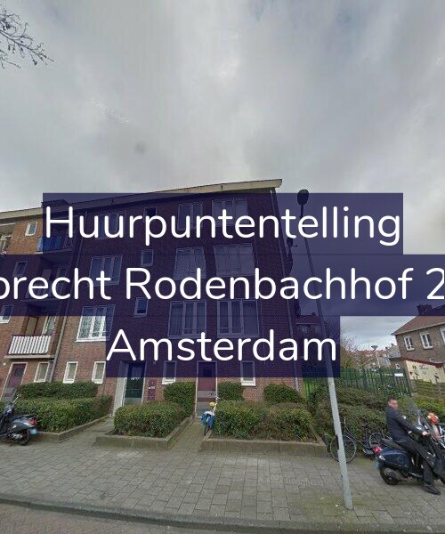 Foto gevel Huurpuntentelling voor Albrecht Rodenbachhof 2-H, Amsterdam
