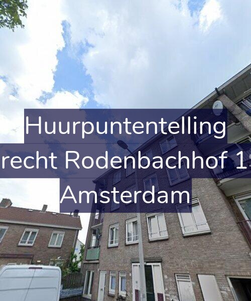 Foto gevel Huurpuntentelling voor Albrecht Rodenbachhof 19-2, Amsterdam