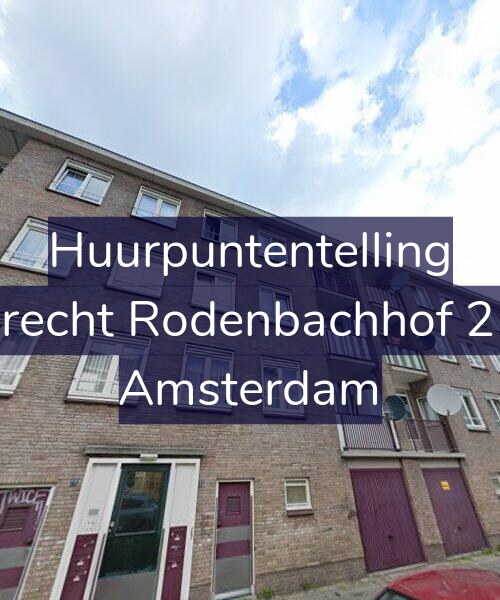 Foto gevel Huurpuntentelling voor Albrecht Rodenbachhof 25-1, Amsterdam