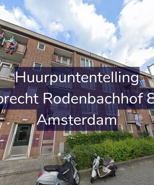 Foto gevel Huurpuntentelling voor Albrecht Rodenbachhof 8-H, Amsterdam