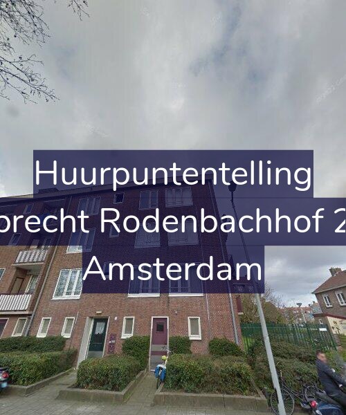Foto gevel Huurpuntentelling voor Albrecht Rodenbachhof 2-1, Amsterdam