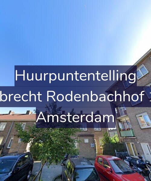Foto gevel Huurpuntentelling voor Albrecht Rodenbachhof 13, Amsterdam