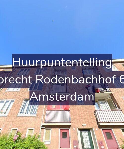 Foto gevel Huurpuntentelling voor Albrecht Rodenbachhof 6-2, Amsterdam